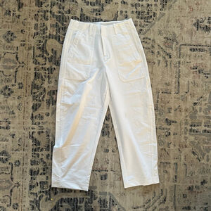 Women's Athleta White Straight Leg Pants Size 10